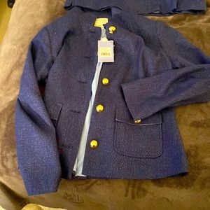 Brand new with tags matching shirt with blazer.